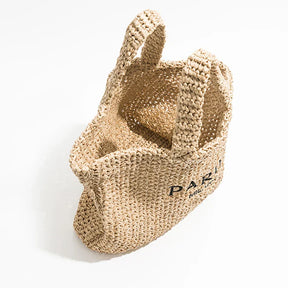 Bolsa Rafia resort - linha luxo