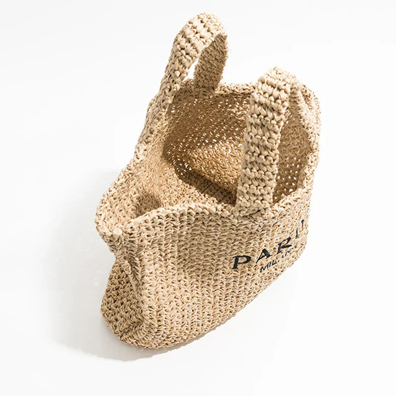 Bolsa Rafia resort - linha luxo