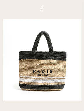 Bolsa Rafia resort - linha luxo